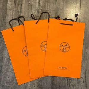 💯Authentic Original Hermes Paper Bag - Medium      ** PRICE/EACH **